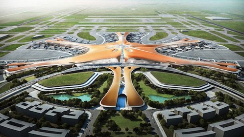 大兴机场首座跨省异地城市航站楼启用