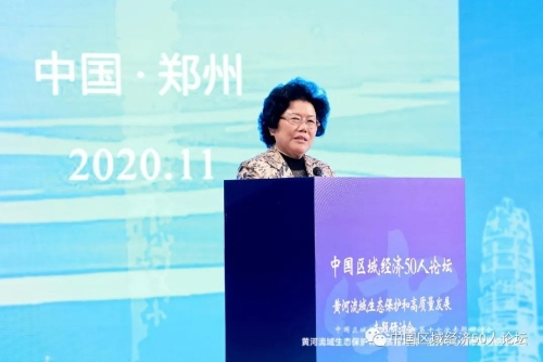 《世界大变局中中国与黄河流域的腾飞 ——陈文玲在中国区域经济50人论坛上的发言》