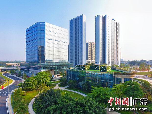 三星级绿色建筑认证的广州国际科技创新城。受访者供图